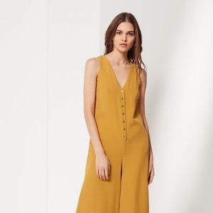 Lost + Wander Poppy Button-Down Jumpsuit / M